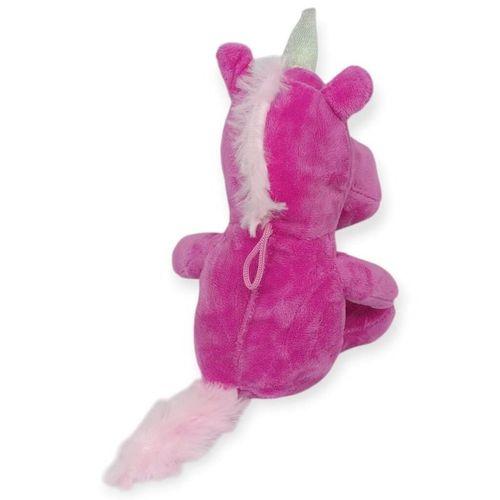 Peluş Sevimli Hayvanlar 20 cm - Koyu Pembe Unicorn