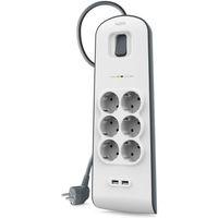 BELKIN BSV604 2 METRE 6LI USBA AKIM KOR. PRIZ