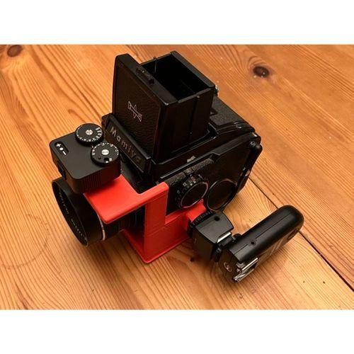 Mamiya 645j 2x Soğuk Ayakkabı Adaptörü 3D Baskı (Bu ürün Sadece Plastik parçadır - Almadan Önce Soru Sorabilirsiniz)