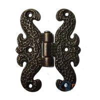 Zamak Kelebek Menteşe - Büyük, 50x67mm, Oksit, 100 Adet