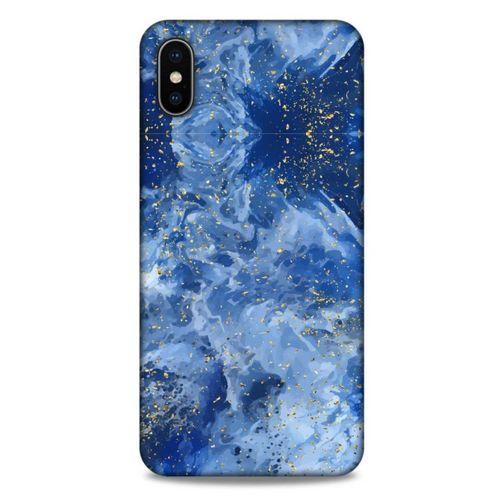 Apple iPhone XS Max Uyumlu Kılıf Mavi Delisi (9) Kılıf Mürekkep