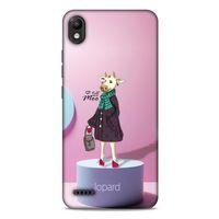 LG K20 2019 Kılıf FunnyMaX (8) Baskılı Kılıf Pembe Mavi
