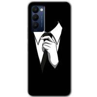 Tecno Camon 18 Kılıf HD Desen Baskılı Arka Kapak - Smokin