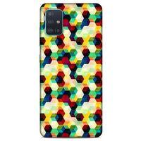 Geometrix 57 Samsung Galaxy A51 Kılıf Silikon Kapak