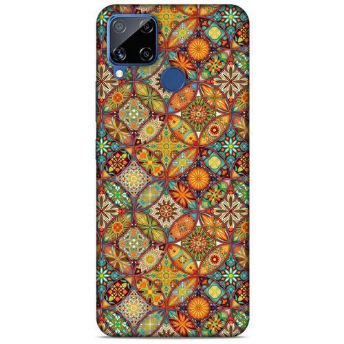 Ethnic Culture (60) Oppo Realme C15 Kılıf Silikon Kapak Desenli