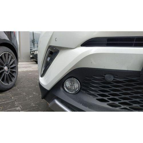Toyota C-Hr Uyumlu 2016-2019 Ön Sis Halka Kaplama Nikelaj