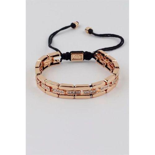 İpli Çelik Bileklik - Altın