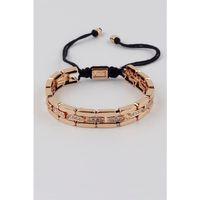 İpli Çelik Bileklik - Altın