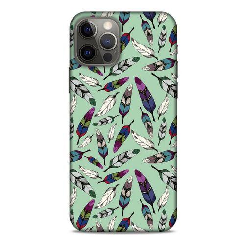 Apple iPhone 12 Pro Kılıf Desenli Özel Seri Tüyler (14) Lansman Kılıf