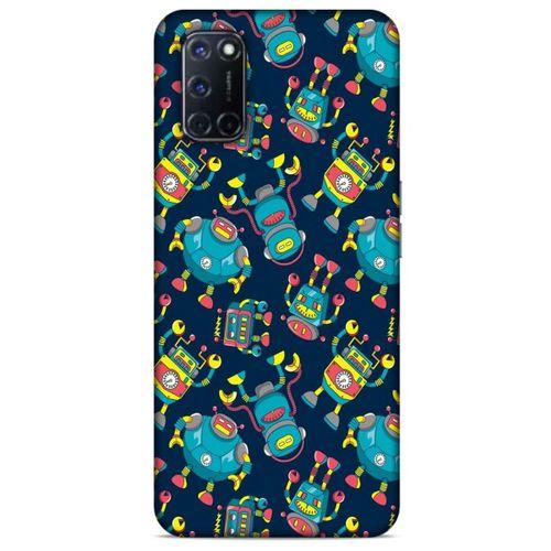 Retro (9) Desen Kılıf Renkli Oppo A92 Kılıf