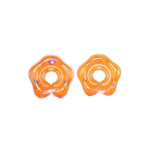 Bebek Yüzme Boyun Simidi Turuncu Renk Emniyet Kilitli