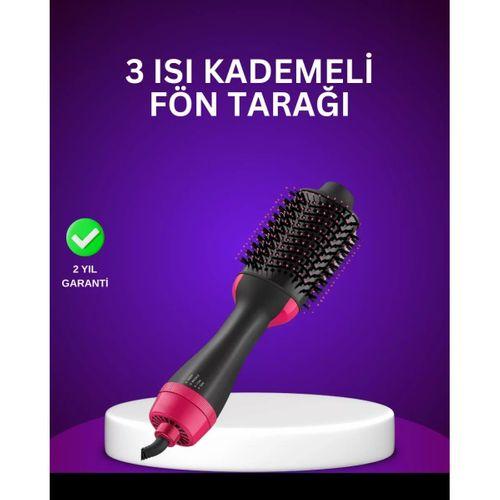 Negatif İyon Teknolojili Saç Kurutma Ve Şekillendirme Fırçası
