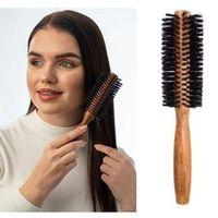 Ahşap Saç Fırçası Unısex  5X5X20Cm