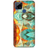 Oppo Realme C15 Kılıf Pastel Renkler (11) Tam Koruma Su Yeşili