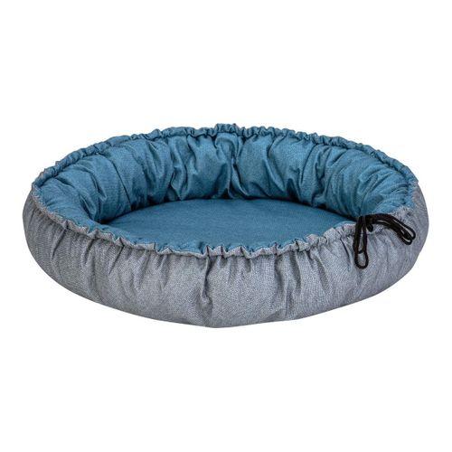 Pet Comfort Sunflower Kedi ve Köpek Yatağı Çift Taraflı Mavi/Gri 85cm