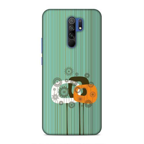 Xiaomi Redmi 9 Kılıf Soyut Bahar Arka Kapak Silikon Koruma Full Koruyucu