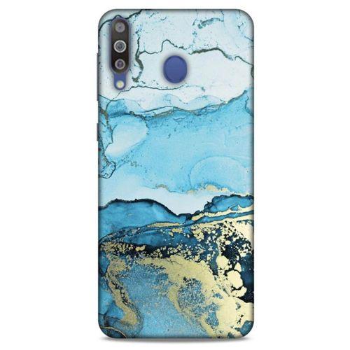Samsung Galaxy M30 Uyumlu Kılıf Mavi Delisi (2) Kabı Mürekkep