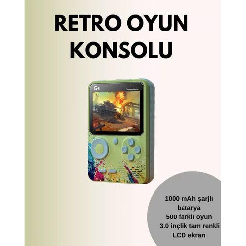 Tv Bağlantılı 500 Oyunlu Mini Gameboy Konsol