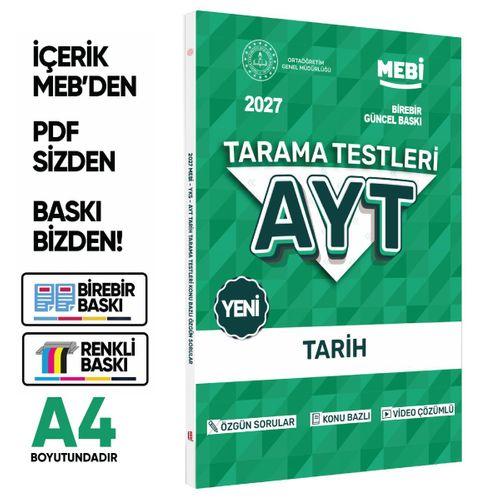 2027 YKS-AYT MEBİ-OGM 4lü Özgün Tarama Sözel (SÖZ) Test Kitabı SETİ A4 Boyut BASKI ÜCRETİ