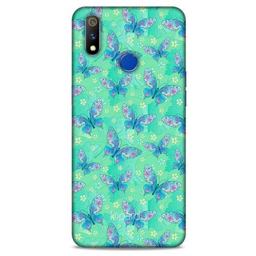 Casper Via S Kılıf Kelebek Etkisi (10) Full Koruma Kılıfı Fuşya Yeşil