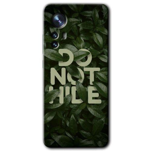 Potkal Hediye Fabrikası Xiaomi Mi 12 Pro Kılıf HD Desen Baskılı Arka Kapak - Do Not Hide