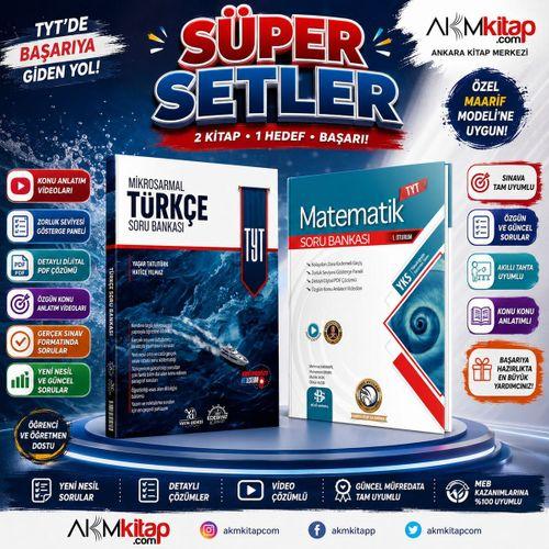 Edebiyat Denizi TYT Türkçe ve Bilgi Sarmal Matematik Soru Bankası Seti 2 Kitap