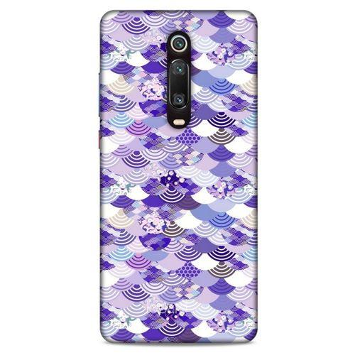 Xiaomi Mi 9T Pro Kılıf Pastel Renkler (15) Antişok Kılıf Mor Beyaz
