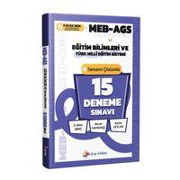 2026 MEB AGS Eğitim Bilimleri ve Türk Milli Eğitim Sistemi Tamamı Çözümlü 15 Deneme Sınavı Dizgi Kitap
