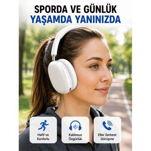 Stereo Ses Kaliteli Bluetooth Kulaklık | Katlanabilir Ve Ergonomik Tasarım Yeni Nesil