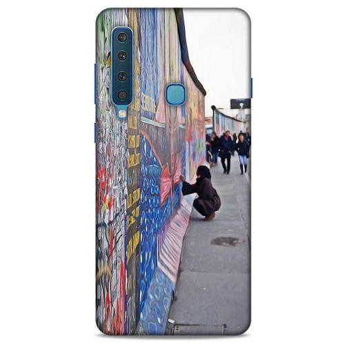Samsung Galaxy A9 2018 Kılıf Almanya (40) Fit Silikon Kılıf Berlin Duvarı