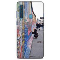 Samsung Galaxy A9 2018 Kılıf Almanya (40) Fit Silikon Kılıf Berlin Duvarı