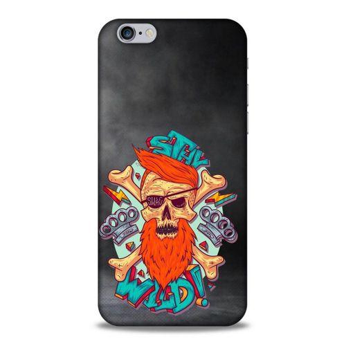 Lopard Apple Iphone 6S Uyumlu Kılıf Tattoo's (33) Hybrid Kılıf Stay Wild