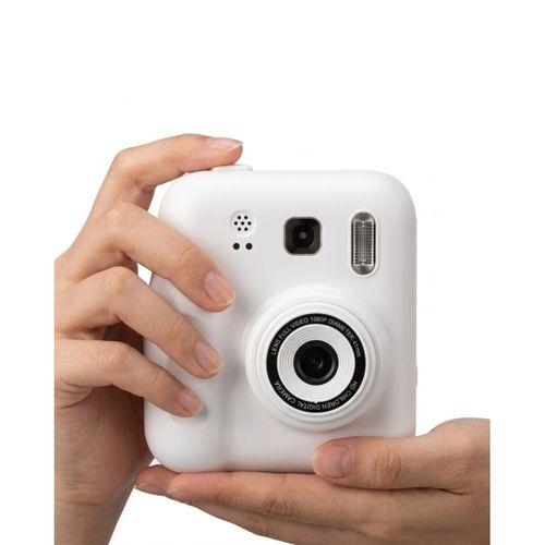 Anında Baskılı Çocuk Kamerası 4 Rulo Kağıt 5 Kalem Hediyeli Eğlenceli Set