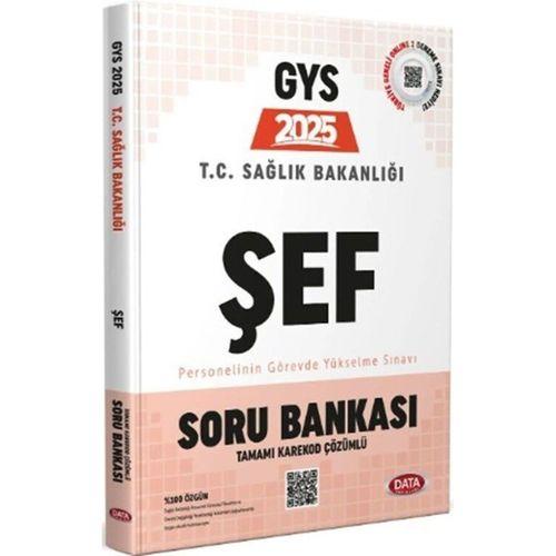 2025 GYS T.C. Sağlık Bakanlığı Şef Soru Bankası Data Yayınları