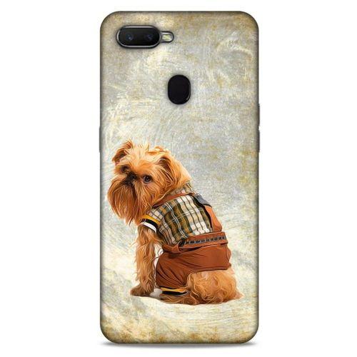 Oppo Ax7 Kılıf Köpek Kıyafetleri (25) Antişok Kapak Brussels Griffon Sweatshirt