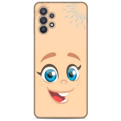 Lopard Samsung Galaxy A32 Uyumlu Kılıf Emojix (54) Koruma Kılıfı