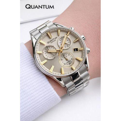 Quantum Sapphire Camlı İtalyan Bileklik Hediyeli 2 Yıl Garantili 10 Atm Erkek Kol Saati 1193.310