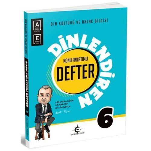 6. Sınıf Din Kültürü ve Ahlak Bilgisi Dinlendiren Konu Anlatımlı Defter Eker Test