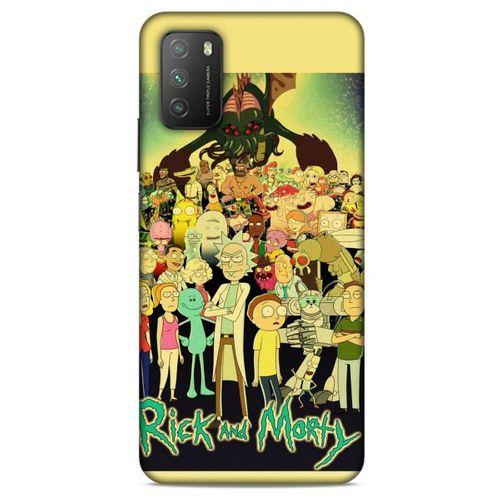 Xiaomi Poco M3 Uyumlu Kılıf Rick And Morty (38) Neo Hybrid Kılıf Rick Sanchez