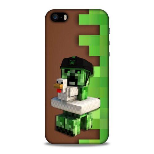 Lopard Apple Iphone 5S Uyumlu Kılıf PiXel (35) Fit Design Kılıf Creeper