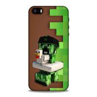 Lopard Apple Iphone 5S Uyumlu Kılıf PiXel (35) Fit Design Kılıf Creeper