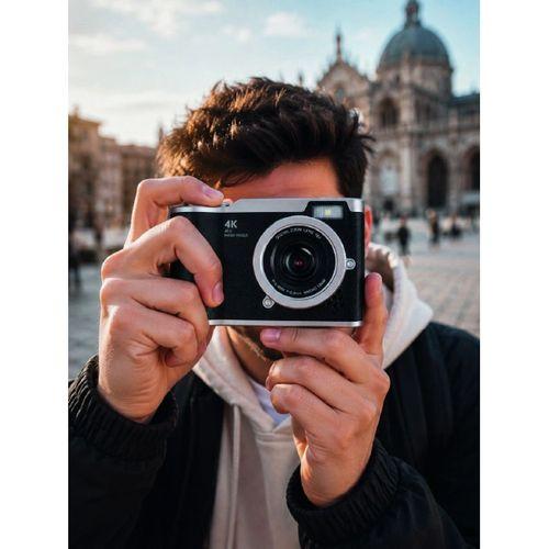 4k Video Kayıtlı 48 Mp Dijital Fotoğraf Makinesi Otomatik Odaklama