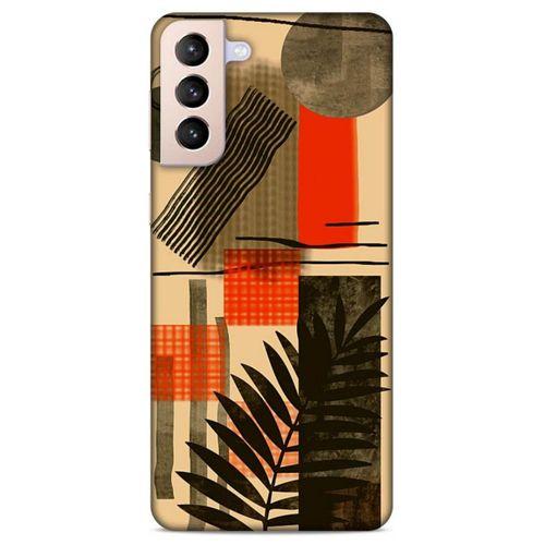 Lopard Samsung Galaxy S21 Plus Uyumlu Kılıf Soyut Sanat (44) Desenli Tough Armor Kılıf