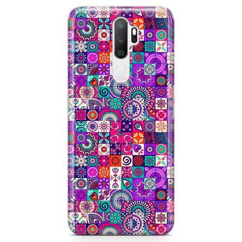 Oppo A5 2020 Kılıf Mexican Vintage Arka Kapak Koruma Desenli Full Koruyucu