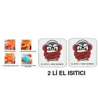 2 Adet Atkılı Penguen Cep Sobası,El Isıtıcı,Sıcak Su Torbası Pvc  10X9,5Cm