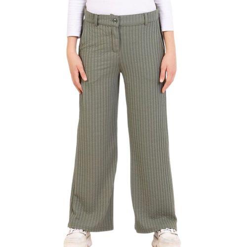 Kız Çocuk Dalga Desenli Palazzo  Pantolon BGL-ST05213