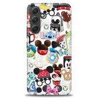 Samsung Galaxy A54 Kılıf HD Baskılı Kılıf - Donut ve Dondurmalar + Tam Ekran Koruyucu