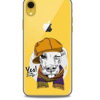 Zoologix (28) Apple iPhone XR Şeffaf Kılıf Silikon Desenli