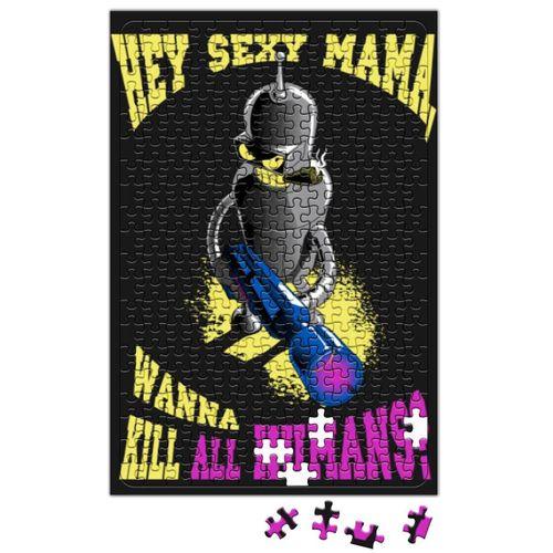 Bender Wanna Kill All Humans Puzzle 240 Parça Yapboz
