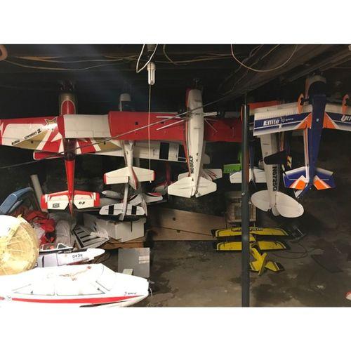 Hangar için Ayarlanabilir RC Airplane_Aircraft Pervane Askı - 5135243